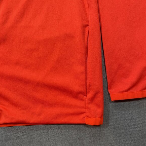 Nike Red Full-Zip Dri-Fit Jacket L Lightweight Polyester Mens Lodi High Teamwear - Picture 7 of 13